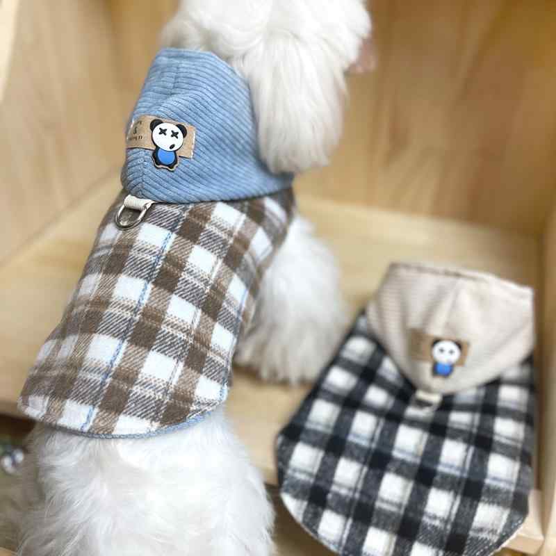 ドッグ ウェア 犬 猫 小型犬 チワワ ビション テディ ポメラニアン 服 ベスト 春秋冬 リード ジャケット かわいい カジュアル
