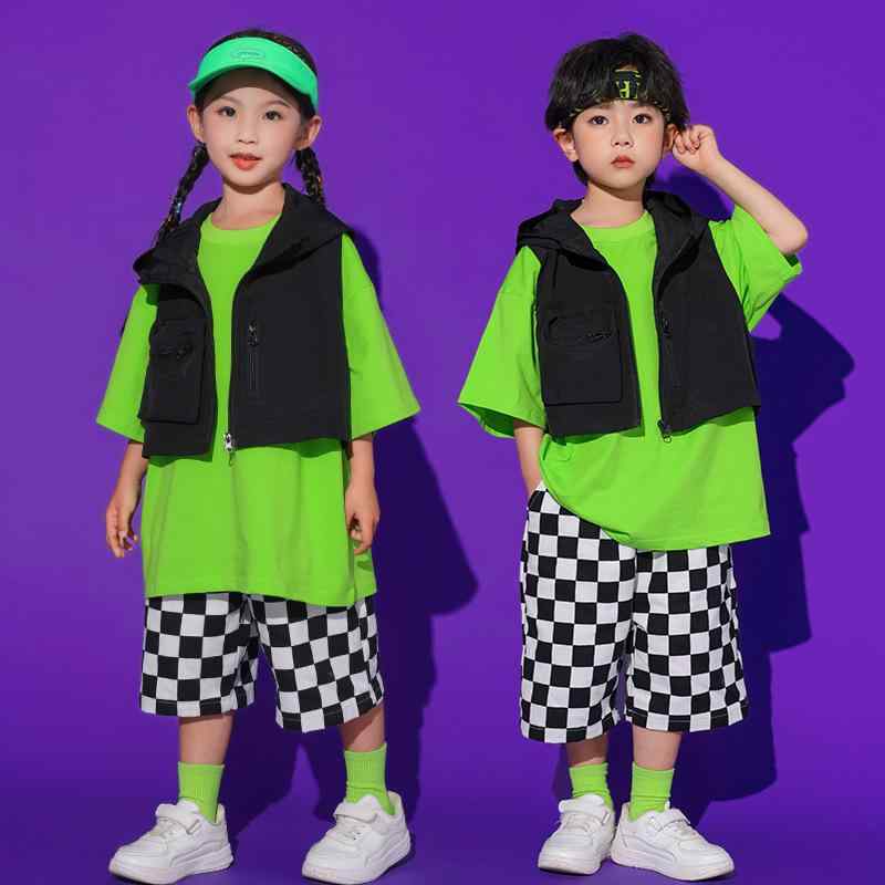 Rakuten - キッズ ダンスウェア ヒップホップ パフォーマンス カジュアル ストリート スポーティー モダン ポップ アクティブ エネルギッシュ