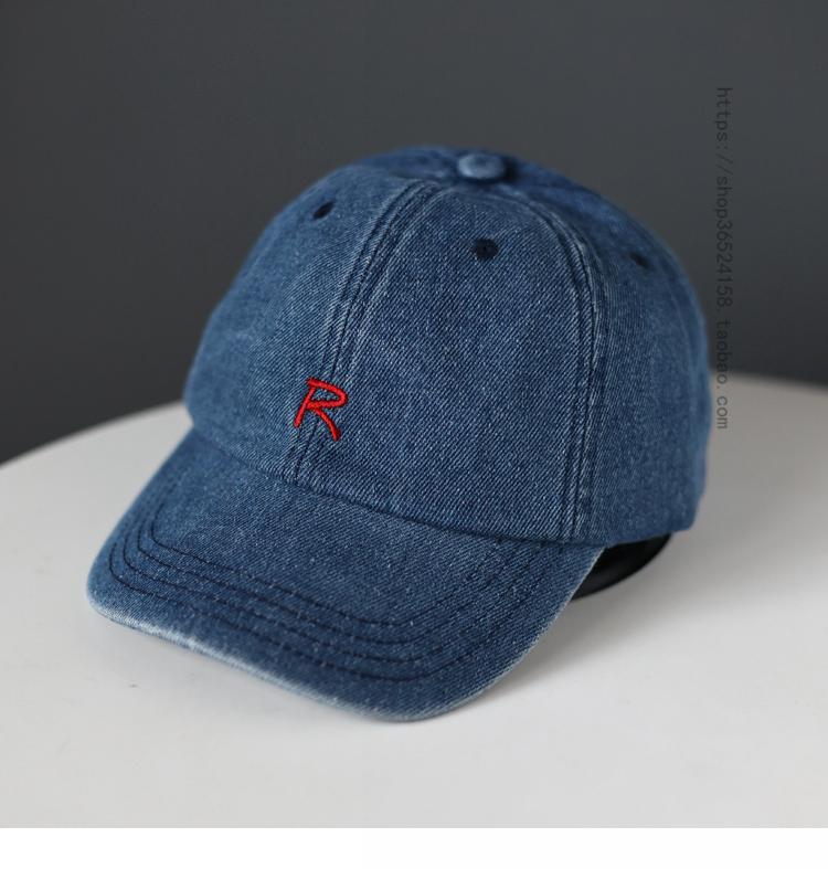 キャップ 帽子 カジュアル レディース 春夏 レター ベースボール メンズ 韓国 ストリート ファッション デニム ピーク