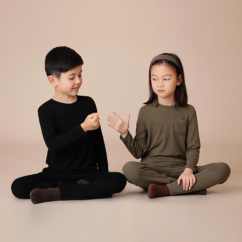 パンツ カジュアル 子供服 ボトムス ナチュラル 動きやすい キッズ 秋 男の子 女の子 親子 スリム 暖かい 秋 ズボン 快適 インナー アイロン 不要 レギンス