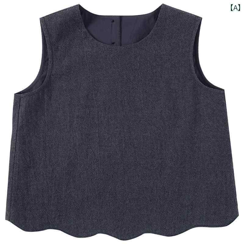 トップス ノースリーブ 子供服 サマーウェア 涼しい カジュアル ナチュラル 普段使い キッズ 夏 薄手 ネイビーブルー 子供用 ベスト シンプル 綿 女の子