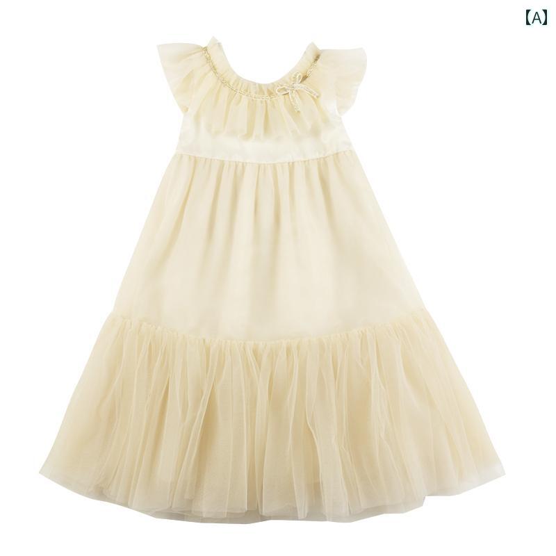 ドレス ワンピース キッズ かわいい ナチュラル 子供服 フェアリー 子供 誕生日 ケーキ 女の子 プリン..