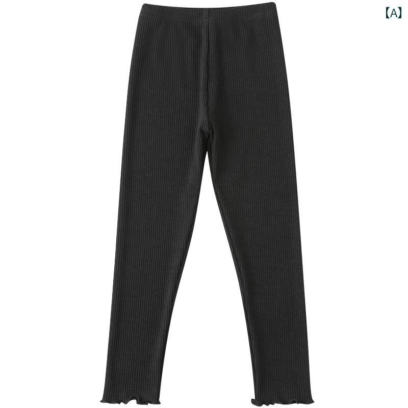 パンツ カジュアル 子供服 ボトムス ナチュラル 動きやすい キッズ 秋冬 子供 肌に優しいかわいい 親子 タイツ 弾性 ベビー ニット レギンス 女の子