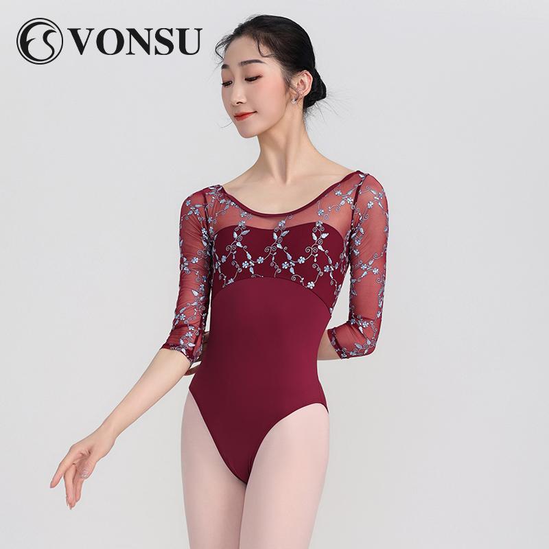 バレエ 練習服 スポーツ ボディスーツ 体操服 ウェア レオタード 衣装 練習 ダンス ヨガ ベリー バレエ シェイプ トレーニング レディース フィット レディース