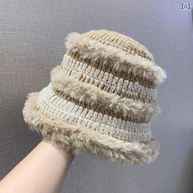 帽子 レディース 秋冬 暖かい ニット帽 フリーサイズ ファッション レジャー カジュアル 個性 フィッシャーマンハット 小顔効果 おしゃれ