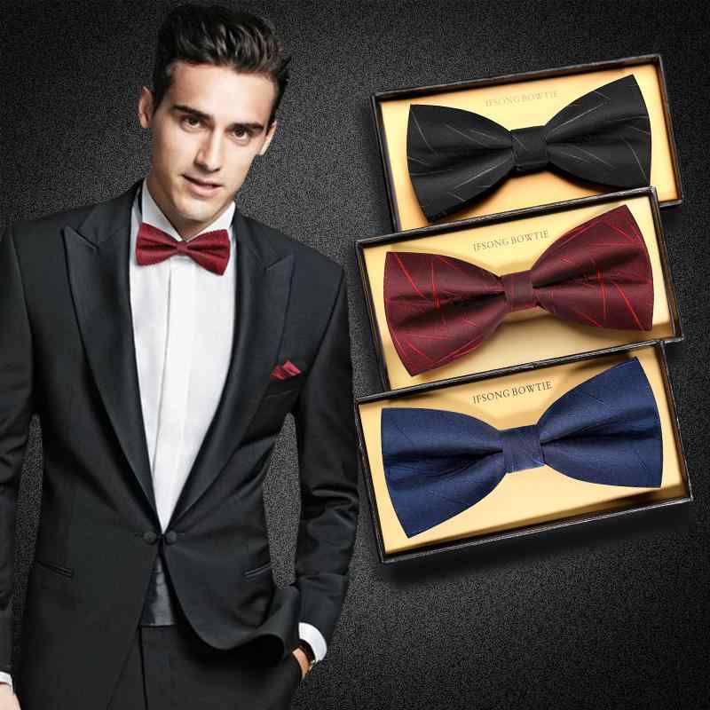 メンズ 蝶 ネクタイ ボウタイ 結婚式 新郎 結婚式 花婿 付添人 ファッション スーツ 赤 英国 黒 リボン