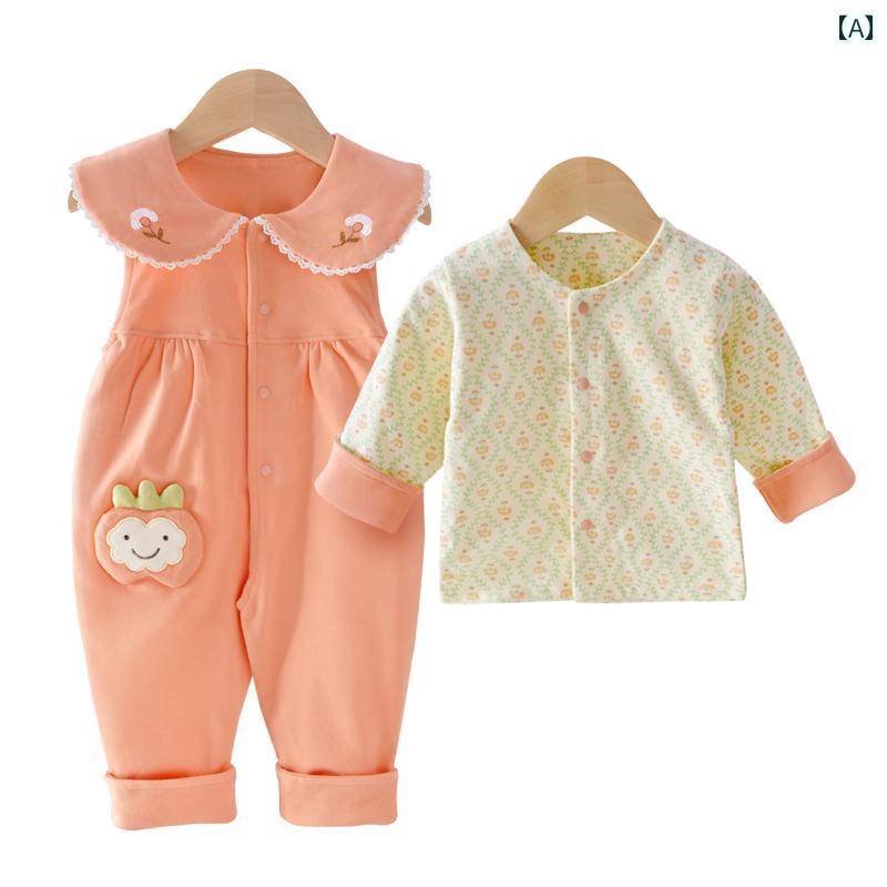 赤ちゃん服 セットアップ ベビーファッション つぎ サロペット オーバーオール トップス 春 かわいい カジュアル おしゃれ シンプル