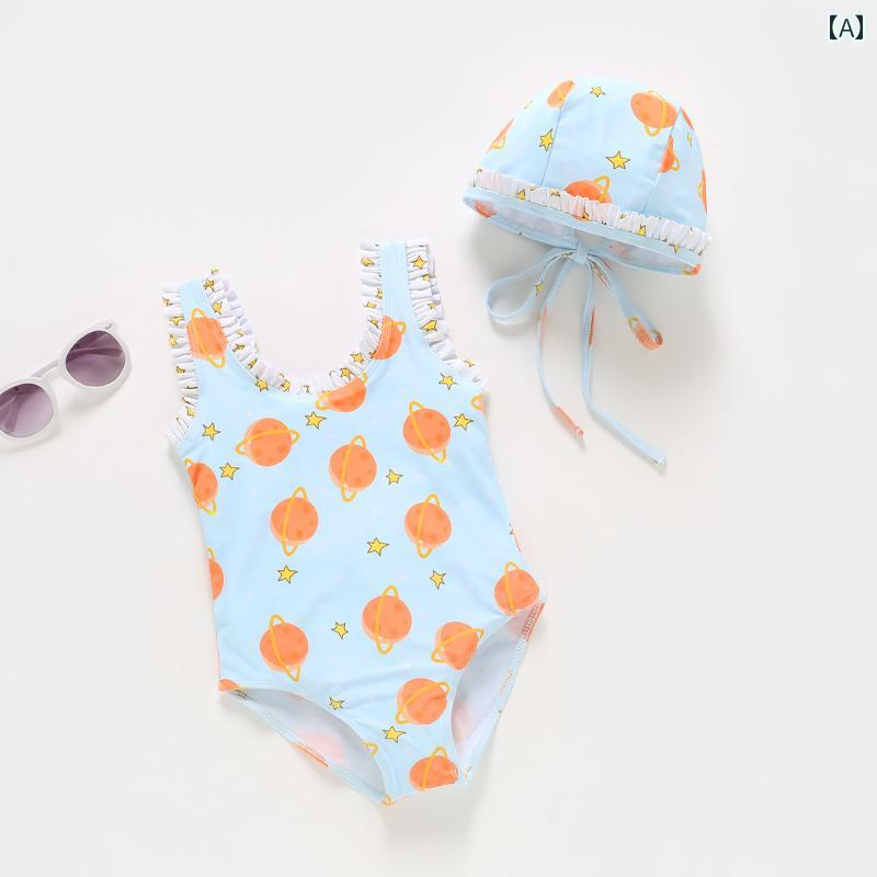 女子 水着 キッズ ベビー サマー ビーチ プール 海水浴 スイミング ウェア 赤ちゃん 水遊び ガールズ プリンセス ガール ワンピース ビキニ 子供用 かわいい