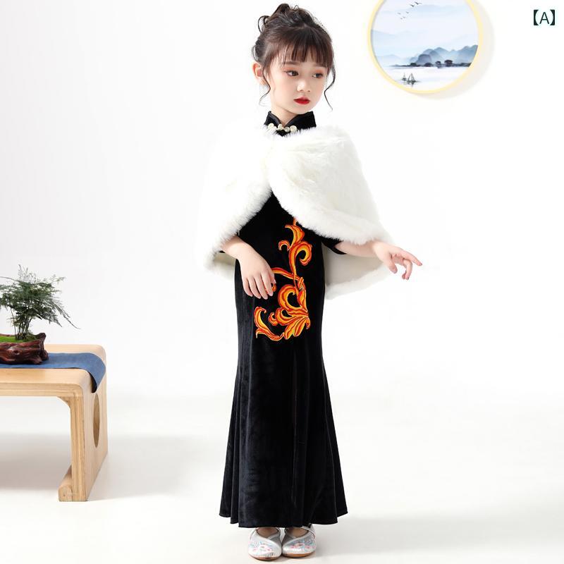 Other - 子供服 チャイナドレス 民族衣装 新年 正月 パーティー エキゾチック かわいいキュート 女児 キッズ コスプレ 写真撮影 衣装 普段使い