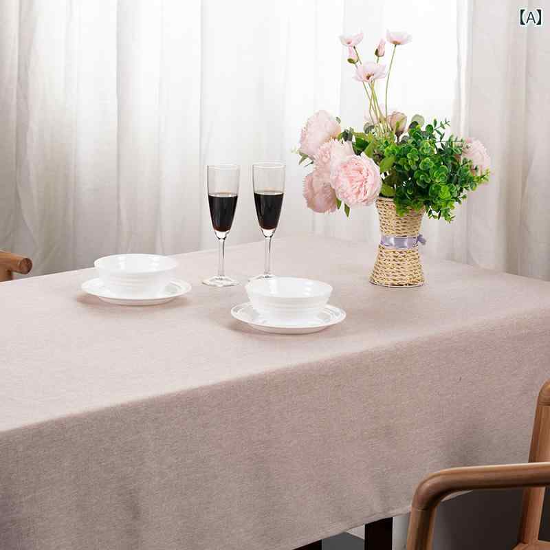 テーブル ランナー 中国 テーブルクロス 防水 耐油性 軽量 ティーテーブル ダイニングテーブル 熱傷防止 コットンリネン テーブルクロス