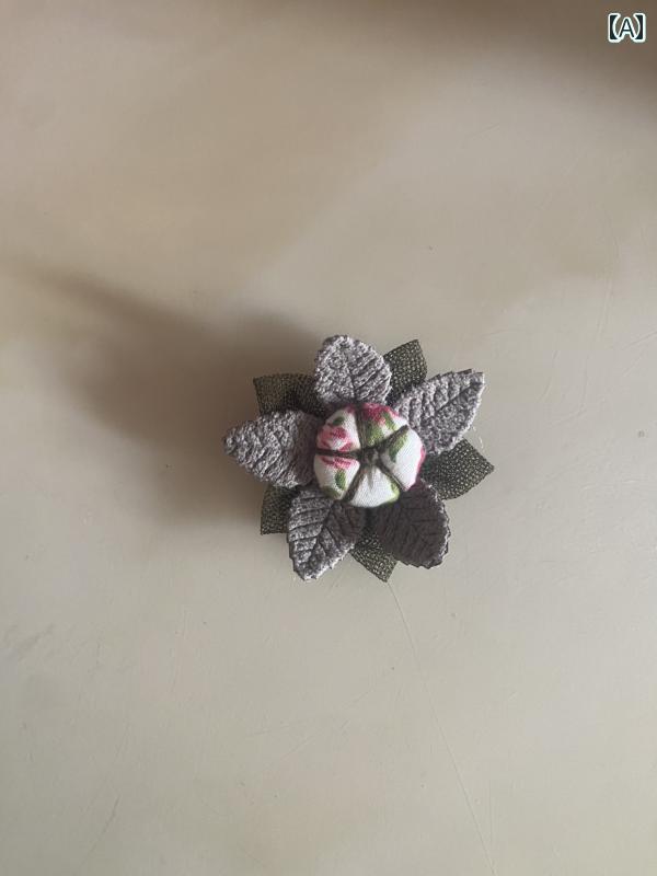 ブローチ 卒業式 入学式 メッシュ フラワー コサージュ パーティー フレッシュ 快適 韓国