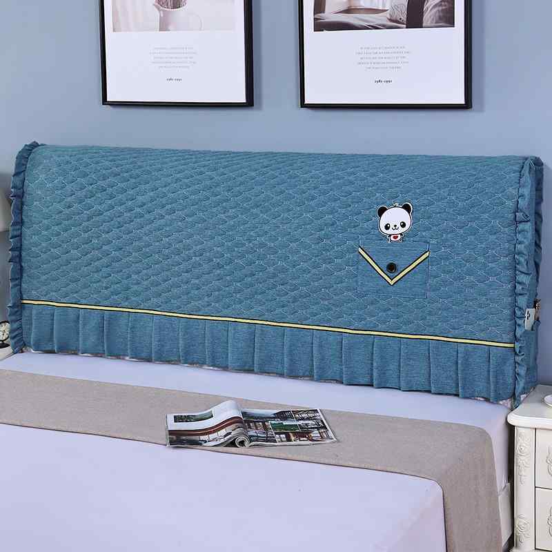 ベッド サイドカバー ヘッドボードカバー 子供 ベッド 布カバー 厚手 木 ベッド 背もたれ ソフト生地 ..