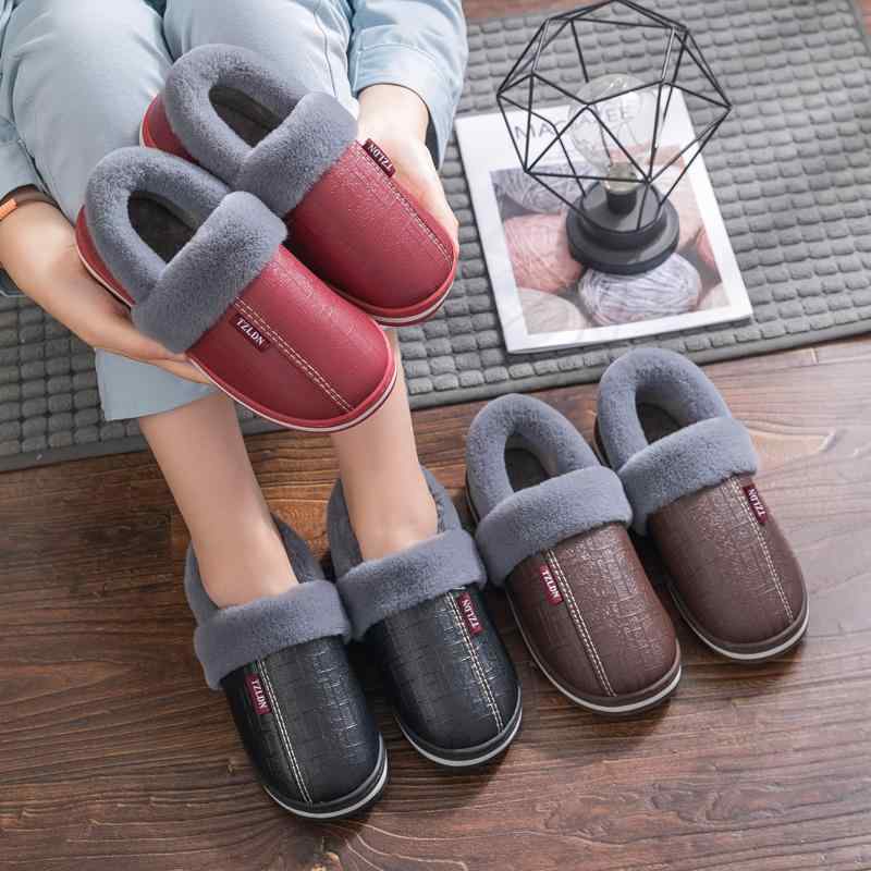 メンズ レディース ファッション 靴 シューズ オールシーズン ホーム スリッパ シンプル カジュアル 暖かい 滑りにくい 防水 PU