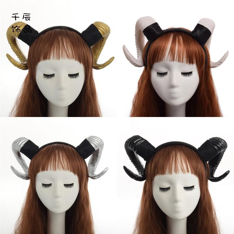 角 アクセサリー 雑貨 仮装 ハロウィン クリスマス 森 ガール 髪飾り カチューシャ ホーン ヘアピン パフォーマンス 小道具