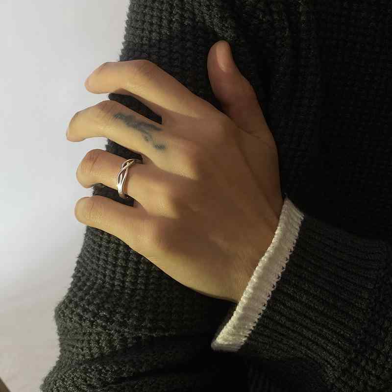 メンズ リング 指輪 シンプル アクセサリー ファッション 個性 クール スタイリッシュ