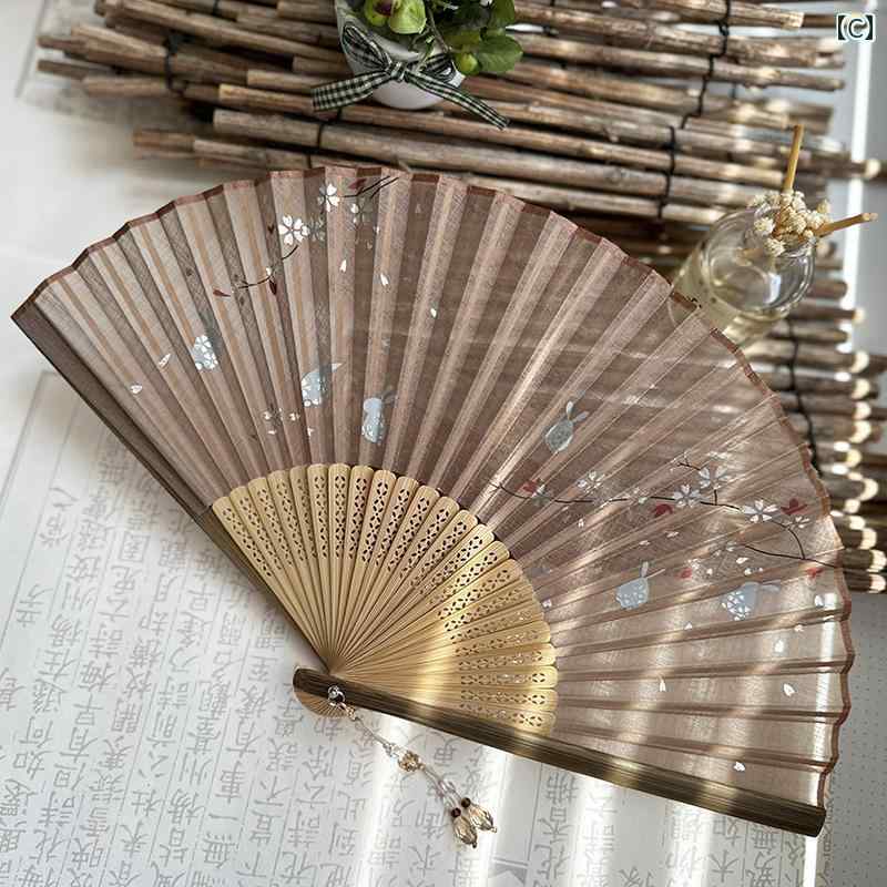 扇子 ファン 団扇 チャイナ風 エキゾチック 魅惑 エレガント 折りたたみ ポータブル 普段使い 父の日 母の日 ギフト