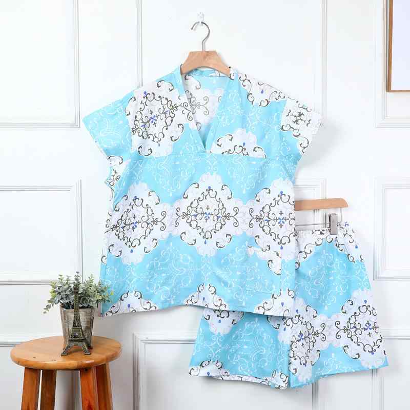 温泉着 マッサージ スーツ リラクゼーションウェア インナー ズボン ナイト ルーム 使い捨て パジャマ パンツ トップス セット 衣料品 メンズ レディース兼 ユニセックス