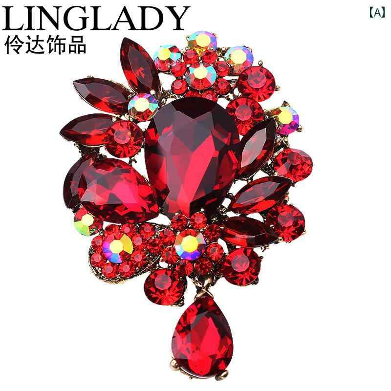 レディース アクセサリー ブローチ おしゃれ アメリカ レトロ ファッション ピン 装飾 コサージュ 入学式 卒業式 パーティー 懇親会 コート ウインドブレーカー 韓国 高級感 エレガント バックル