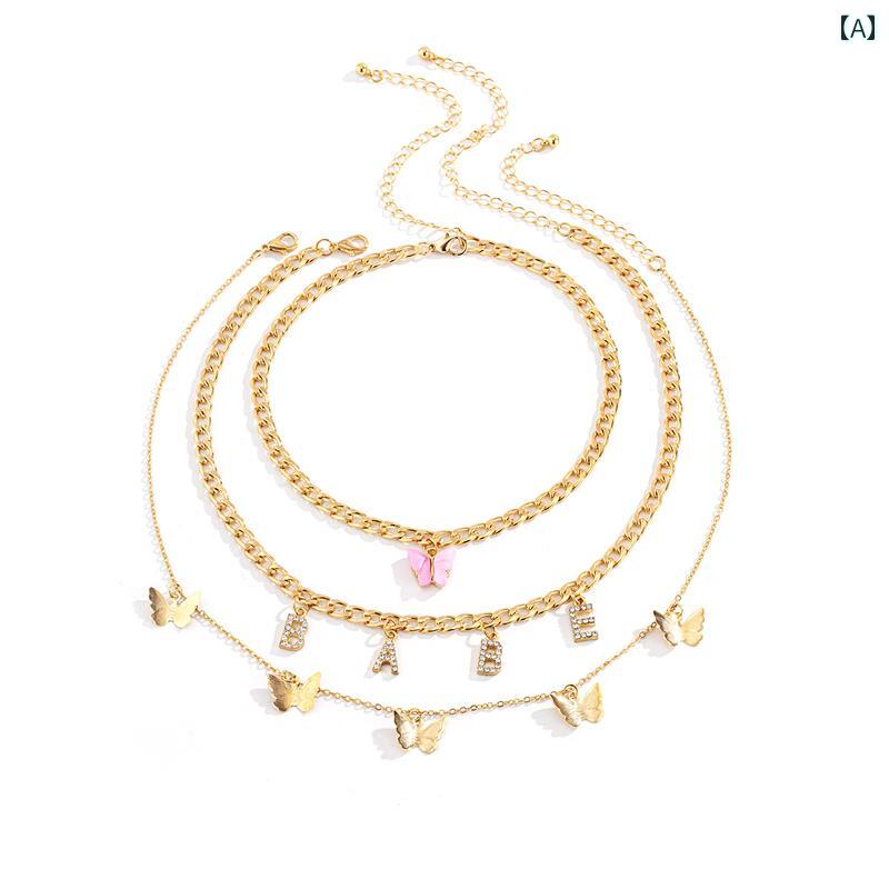 メンズ レディース 多層 ネックレス アクセサリー おしゃれ 豪華感 煌びやか デート ペア イベント フェス パーティ パフォーマンス ダンス コスチューム ステージ 衣装 クラブ 映え