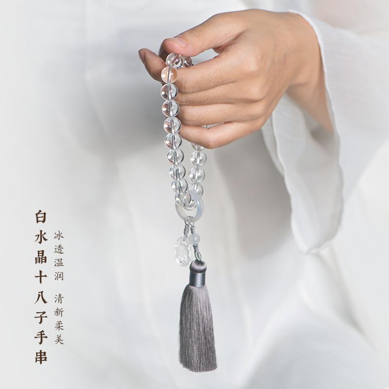 数珠 指先 指 巻き付け 小さめ 手 タッセル ロザリオ ビーズ 遊ぶ メンズ レディース 18個 ホワイト 手..