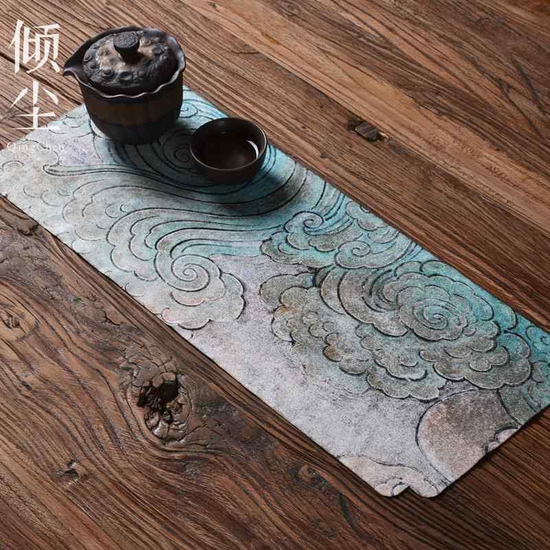 ティーマット 茶道具 テーブルクロス ランチョンマット 軽量 防水 食器 シート 雑貨 小物 装飾品 配膳..