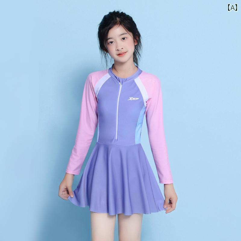 ワンピース 水着 カジュアル スイムウェア レディース 夏 海 プール リゾート レジャー 体型カバー 温泉 海水浴 親子 子供