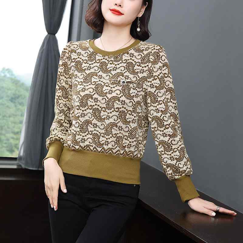 トップス シャツ レディース 長袖 カジュアル 快適 マザーズ 婦人服 普段着 秋冬 女性 スプライシング インナーレイヤリング 女性 秋 ゆったり 多目的 Tシャツ