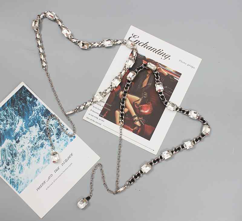 パール ウエスト チェーン アクセサリー レディース ラインストーン ベルト 装飾 スカート ジーンズ メタル ファッション