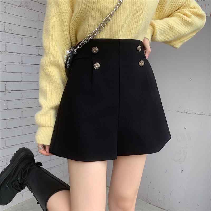 パンツ レディース 秋 冬 カジュアル スーツ アウター ハイウエスト ゆったり aライン ワイド 大きいサ..