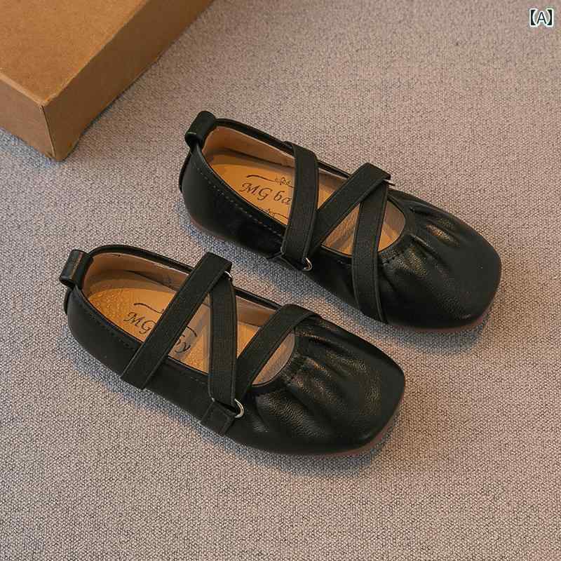 靴 シューズ キッズ 革靴 女の子 春秋 子供 小さい 女の子 プリンセス ソフト ソール レザー ダンス シ..