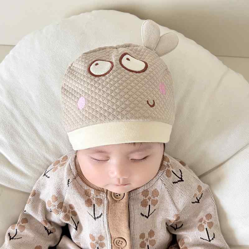 キッズ ベビー 帽子 かわいい 男の子 女の子 帽子 かわいい 秋冬 綿 プルオーバー 帽子 約28ヶ月 頭囲3..