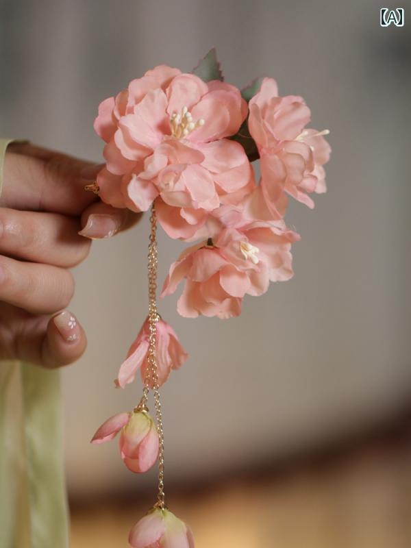 ヘア アクセサリー レトロ アンティーク エスニック 小道具 ゴージャス 衣装 アジアンテイスト 漢服 ア..