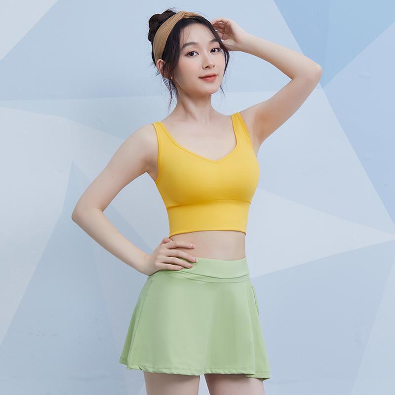 スポーツブラ レディース たるみ防止 背中美人 夏 ヨガ ベスト ランニング 耐衝撃 プッシュアップ シェイプアップ フィットネスブラ オールシーズン フルカップ 高サポート