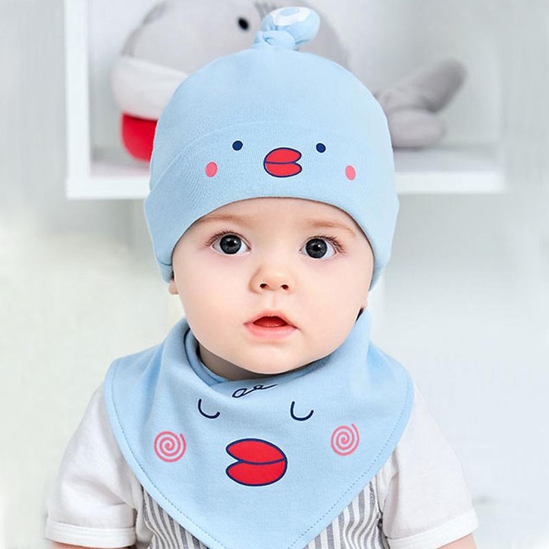 キッズ ベビー 帽子&ampスタイ かわいい 帽子 春秋 プルオーバー 帽子 コットン 男の子 女の子 帽子 新..