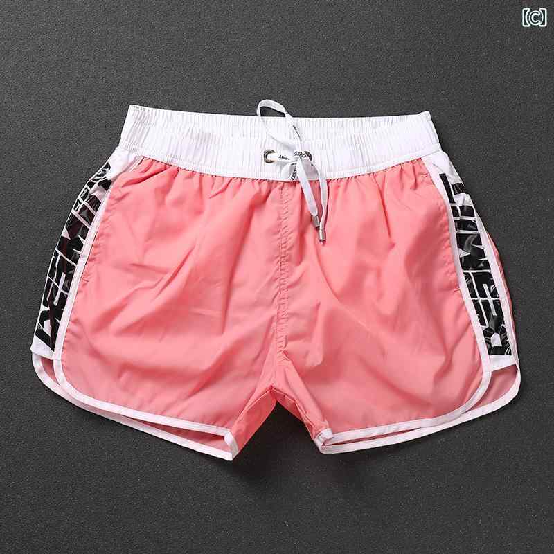 メンズ 夏 カジュアル パンツ ビーチ 海パン 水着 プール サーフィン 海水浴 ボーイズ スウェット ゆったり マルチ ポケット 速乾 温泉 浸かる ビッグ