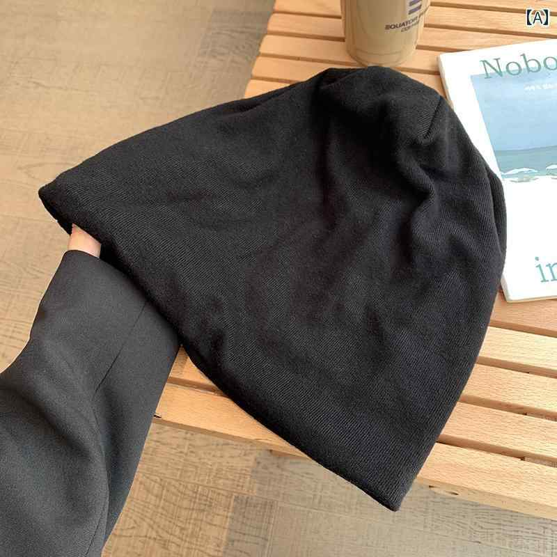 帽子 春秋冬 レディース ニット ソリッドカラー ハット ファッション ティーンエイジャー ターバン カジュアル レジャー ショッピング 耳保護 防寒 暖かい