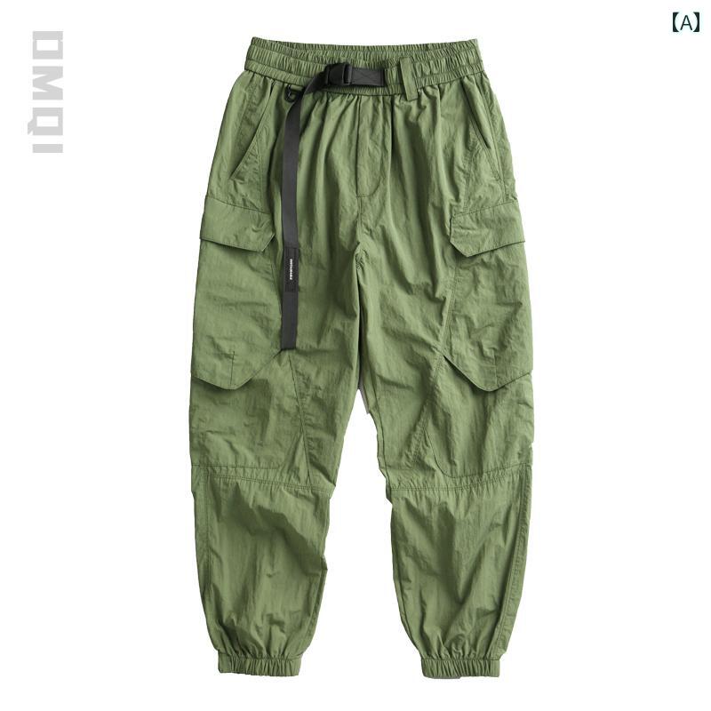 カジュアル パンツ メンズ カーゴロングパンツ ストリート おしゃれ かっこいい 着やい 動きやい 快適 ワーク レジャー アウトドア キャンプ