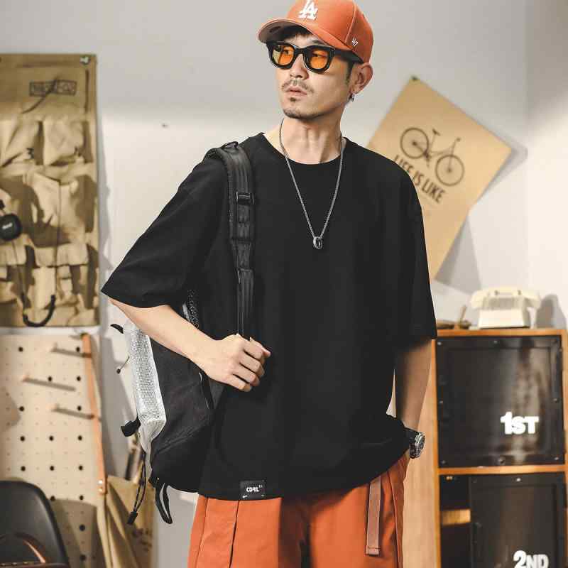 メンズ ファッショントップス Tシャツ ゆったり アメリカン レトロ カットソー 普段使い 半袖 アウトドア スポーツ ワーク カジュアル メンズ 夏