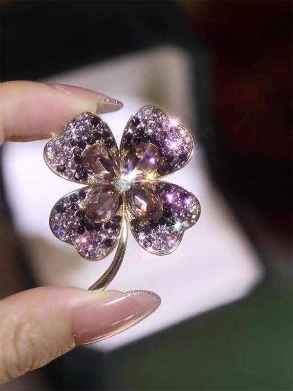 ブローチ アクセサリー レディース スーツ 合金 銀メッキ 金メッキ 植物 かわいい