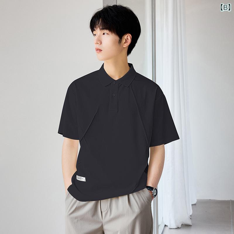 ポロシャツ カジュアル メンズ ファッショントップス カットソー 半袖 普段使い アウトドア スポーツ ワーク メンズ 夏
