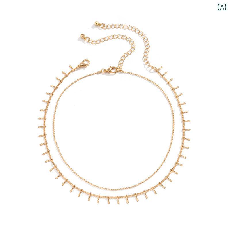 ネックレス ビキニ 水着 アクセサリー フェス 音楽祭 ネックレス セット アクセサリー シンプル アクセント ワンポイント おしゃれアイテム レディース ファッション 春夏