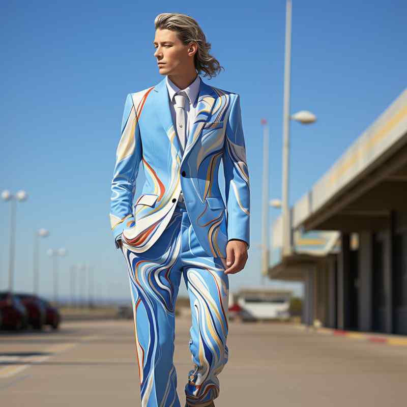 パフォーマンス スーツ 個性 上下セット メンズ パーティー ステージ 衣装 セットアップ カジュアル セ..