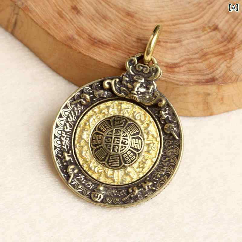 レトロ 車 キーホルダー ペンダント キーアクセサリー キーチェーン ストラップ メンズ レディース兼 チャイナテイスト 装飾品 真鍮