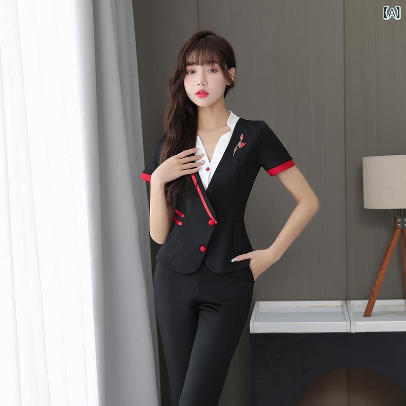 美容系 ワークウェア 作業着 ユニフォーム コスチューム レディース 職 ネイル マッサージ エステ スパ 大きめサイズ