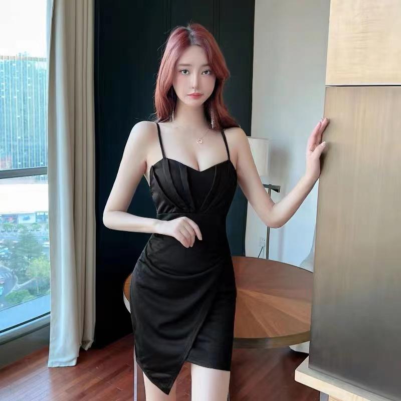 キャバ レディース ローカット レディース 夏 ウエストスリム 不規則 サスペンダー ヒップカバー ショート丈 イレギュラースカート