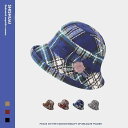 帽子 秋冬 ウール ハット レディースファッション チェック 暖かい