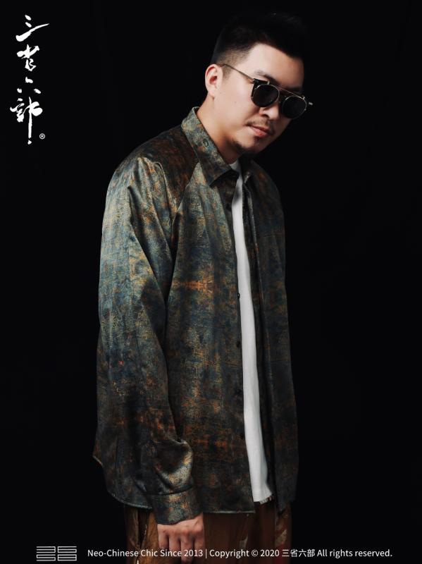 ジャケット アウター ブレスト メンズ 中国風 レトロ 長袖 シャツ ラグランシャツ