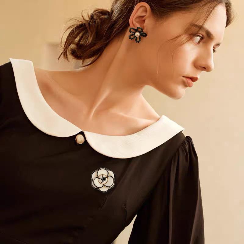 ブローチ おしゃれ アクセサリー ジュエリー レディース レディース フレンチ エナメル コサージュ シ..