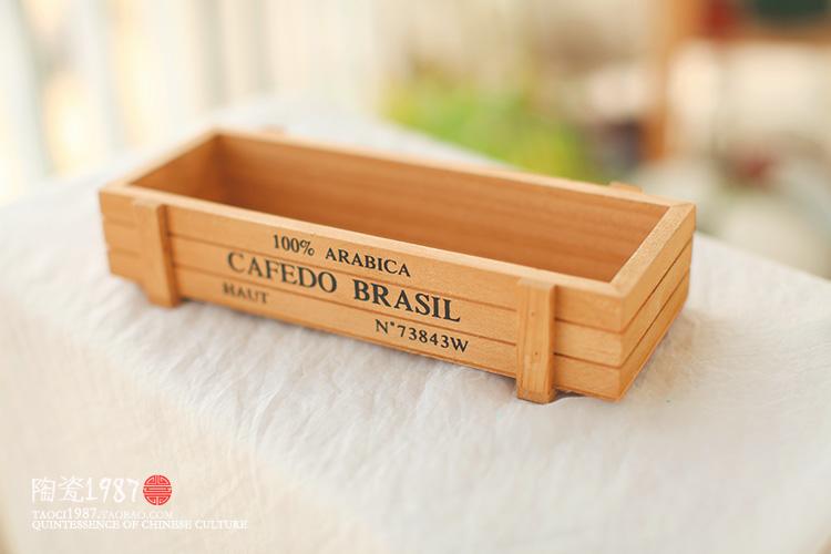 家庭 家具 バルコニー シンプル 植物 植木鉢 収納ボックス 木 デスクトップ コンテナ ギフト インテリア雑貨