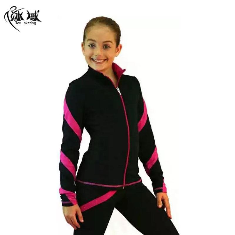 フィギュア スケート ウィンター スポーツ ウェア 大人 起毛 スーツ スパイラル トレーニング 子供 女の子 トップス ジャケット パンツ